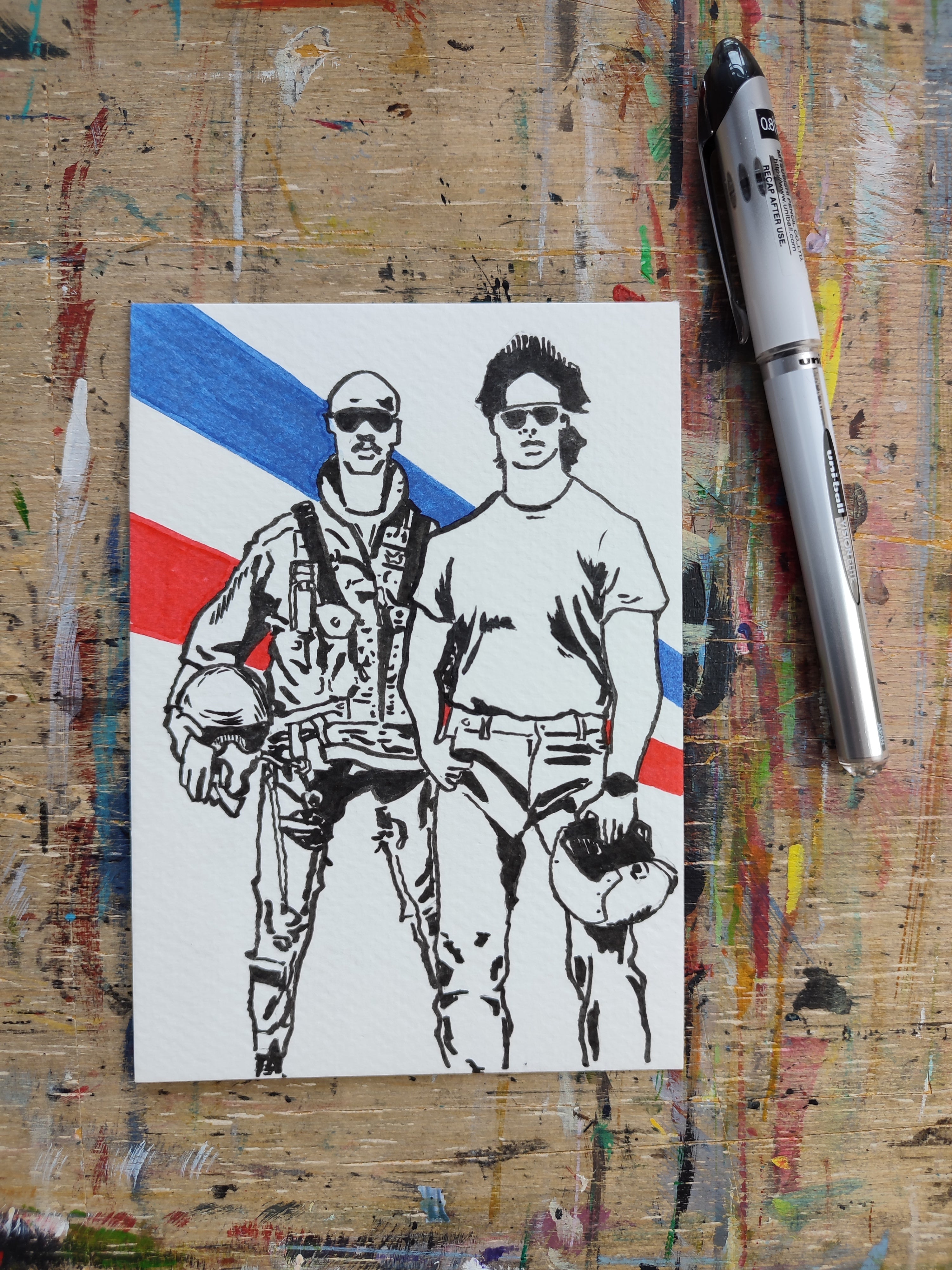 Iron Eagle postcard