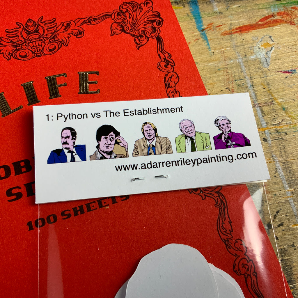 Python vs The Establishment Sticker Set