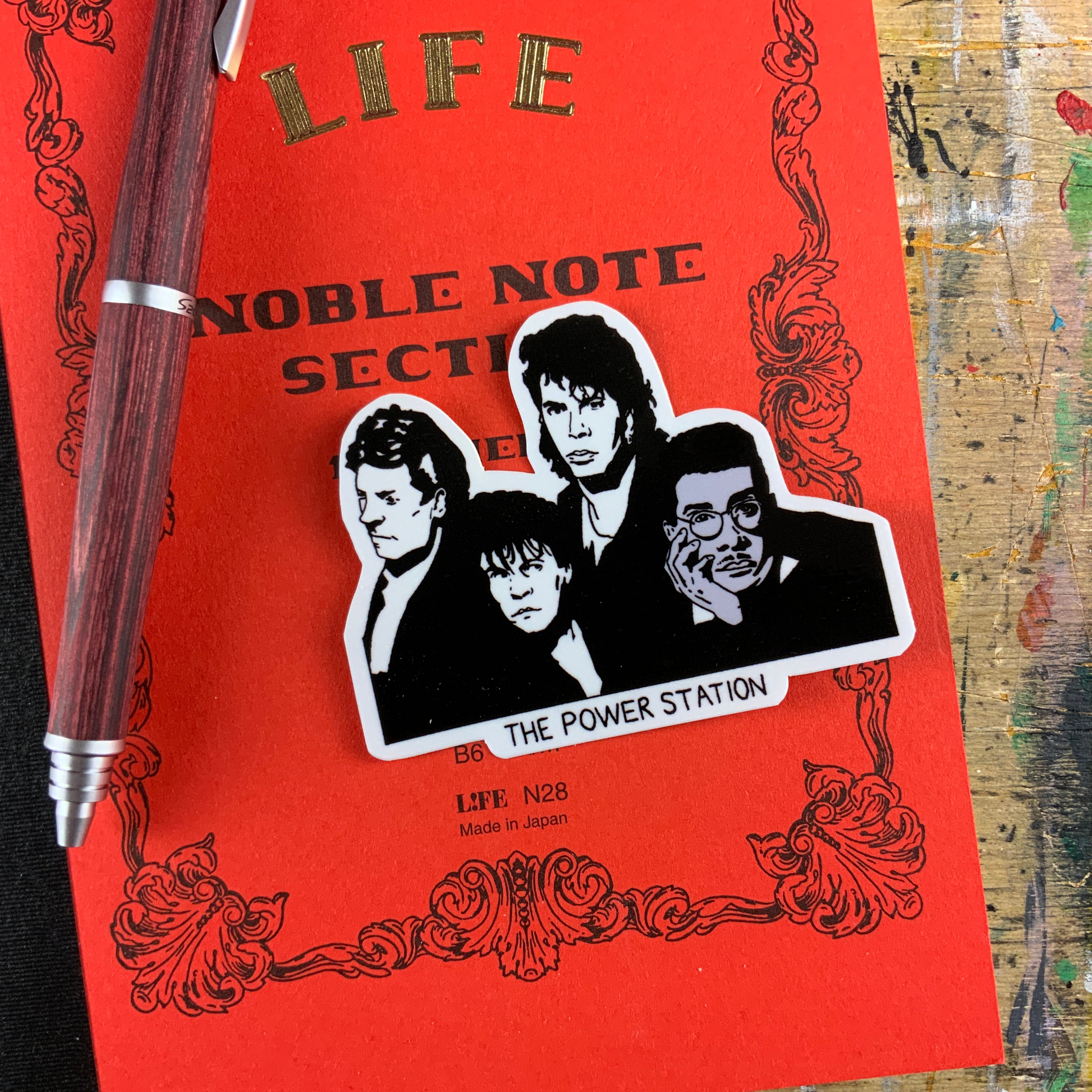 Power Stations sticker set