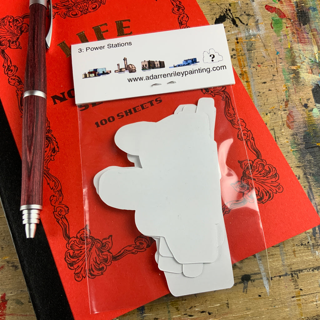 Power Stations sticker set