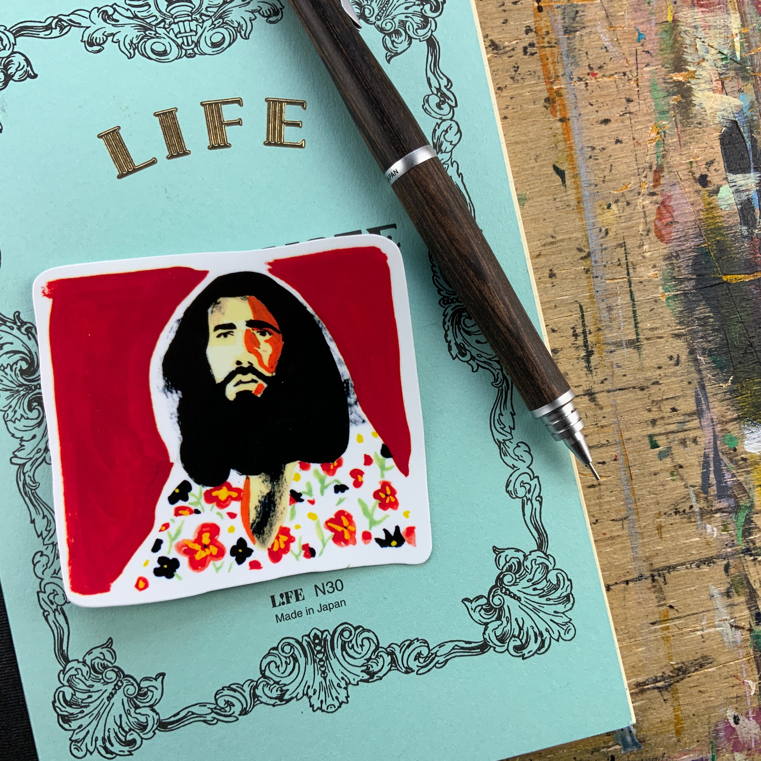 Demis Roussos Sticker Set