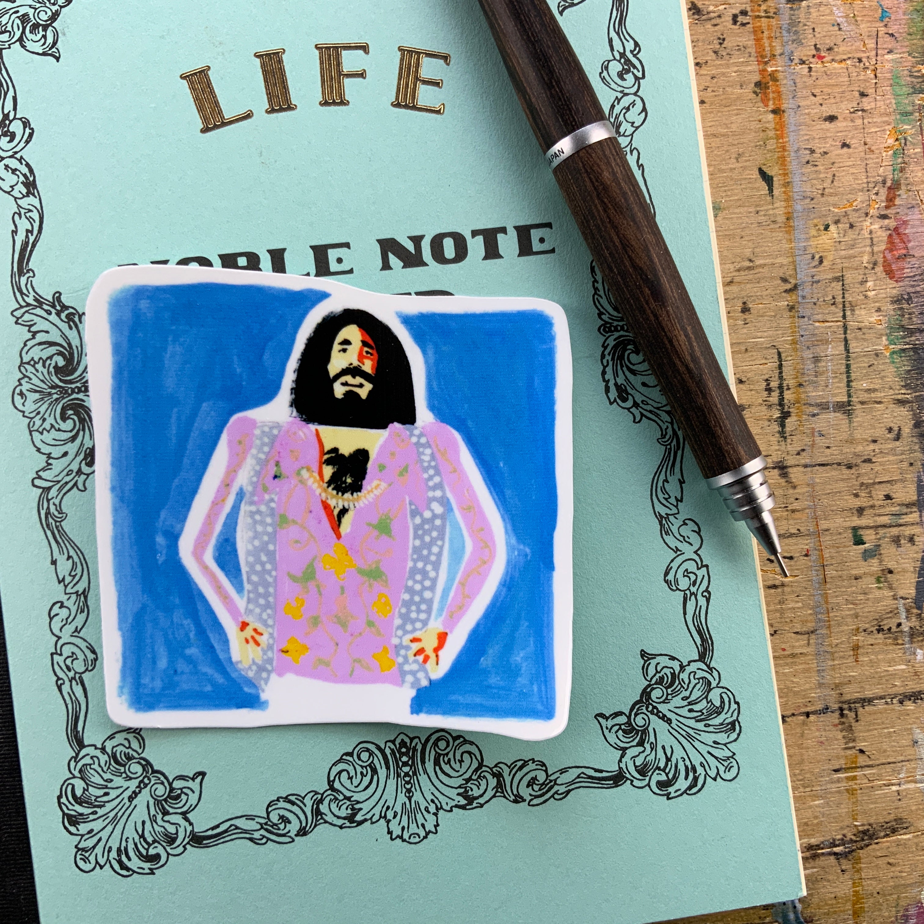 Demis Roussos Sticker Set