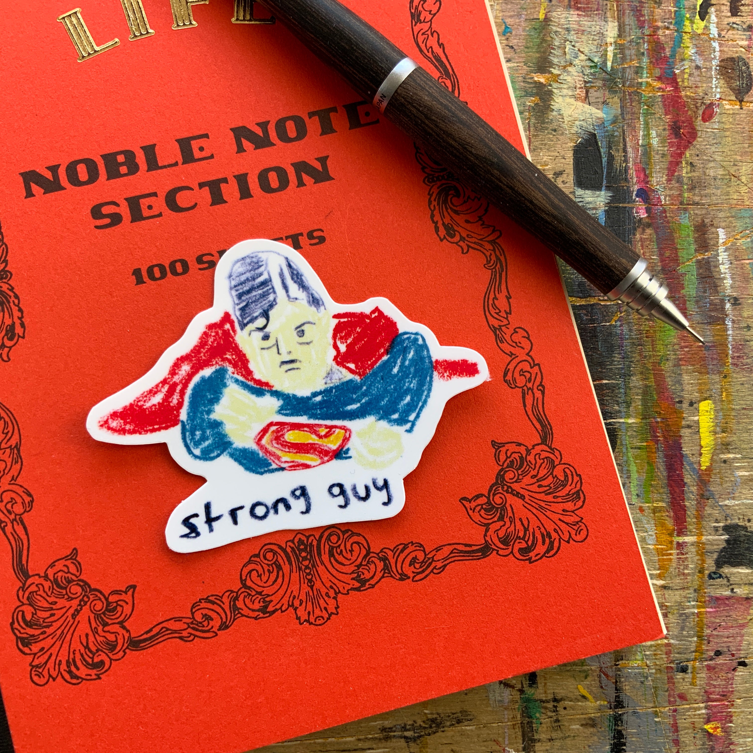 Super Guys Sticker Set